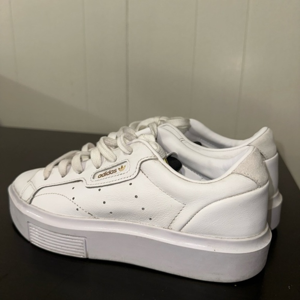 adidas Women’s White Platform Sneakers